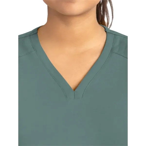 Maevn - Focus - Women's Two-Pocket Tulip-Neck Top... from ASI 86018 Scrub Authority / Uniform Stores
