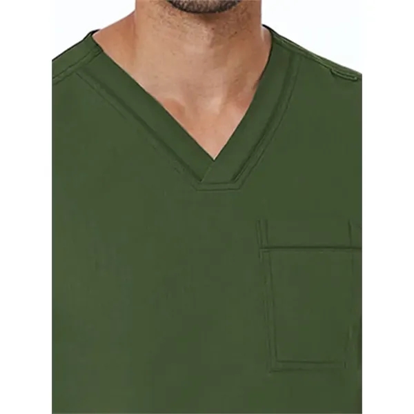 Maevn Matrix Pro Men's Contrast Piping V-Neck Top... from ASI 86018 Scrub Authority / Uniform Stores