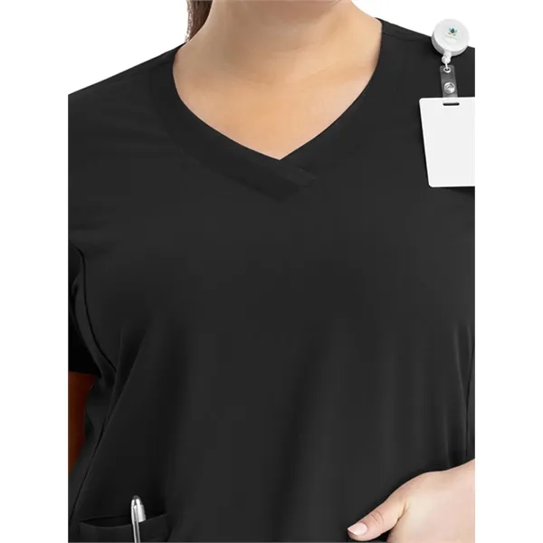 Maevn Matrix Pro Women's Contrast Layered V-Neck Top... from ASI 86018 Scrub Authority / Uniform Stores