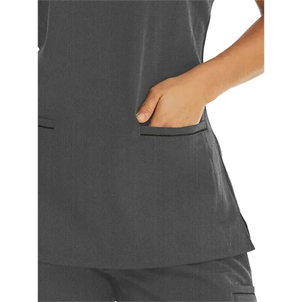 Maevn - Matrix Pro - Women's Two-Pocket Knit V-neck Top... from ASI 86018 Scrub Authority / Uniform Stores