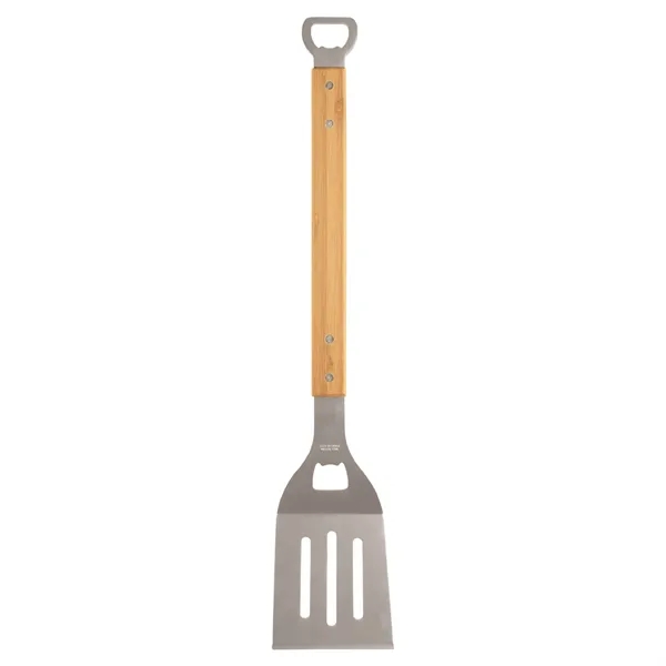 19 1/4" x 1 1/8" x 5/8" stainless steel barbecue spatula... from ASI 74601 Calico
