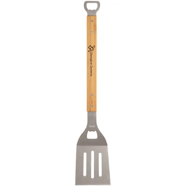 19 1/4" x 1 1/8" x 5/8" stainless steel barbecue spatula... from ASI 74601 Calico