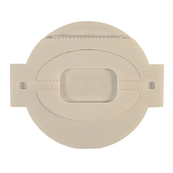 14" x 12" Round Cheer Pom Sign made of corrugated plastic... from ASI 77280 Pepco Poms