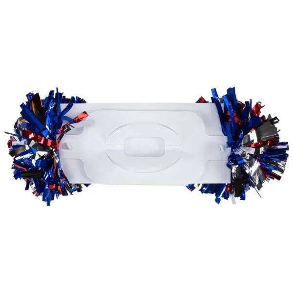 22" x 10" Cheer Pom Sign made of corrugated plastic and... from ASI 77280 Pepco Poms