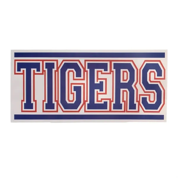 22" x 10" Cheer Pom Sign made of corrugated plastic and... from ASI 77280 Pepco Poms