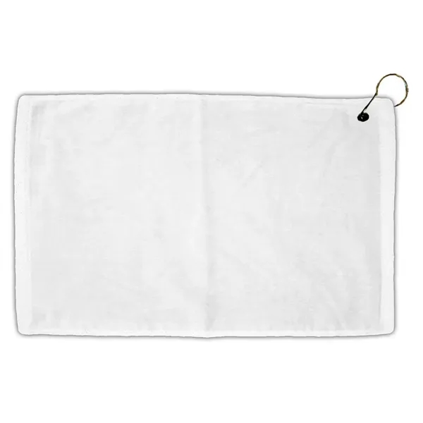 Turkish hemmed  2.5#/dz velour golf towel, measuring 16" x 25",... from ASI 38120 Ball Pro / Diversified Quality Kitchenware