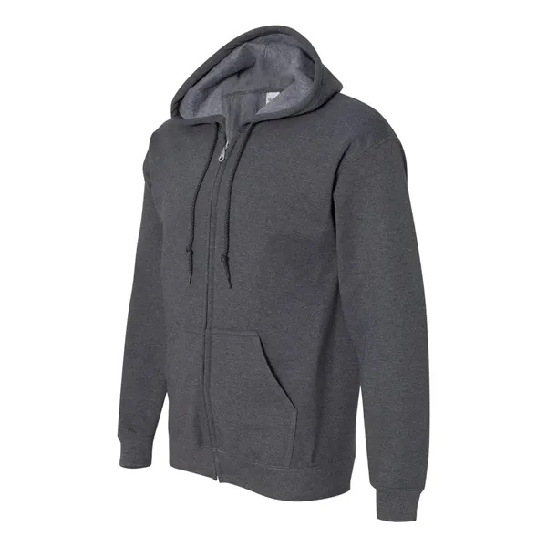 8.0 oz., 50% cotton / 50% polyester full-zip hooded sweatshirt. Blank... from ASI 84358 S&S Activewear