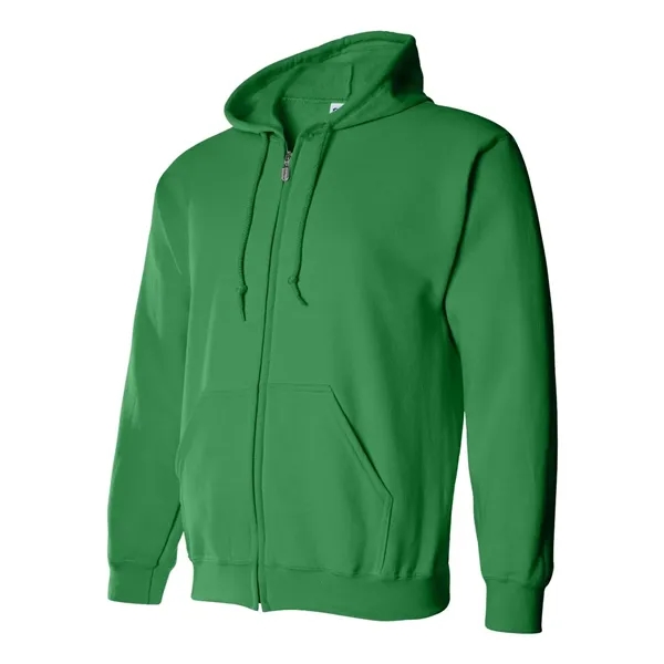 8.0 oz., 50% cotton / 50% polyester full-zip hooded sweatshirt. Blank... from ASI 84358 S&S Activewear