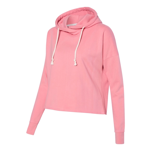 Women's Lounge Fleece Hi-Low Hooded Pullover... from ASI 84358 S&S Activewear