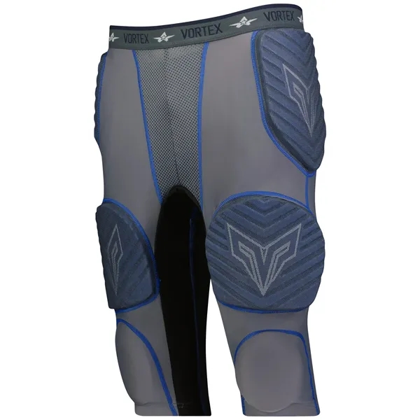 The Vortex Integrated 7 Padded Football Girdle is made from an... from ASI 37461 Augusta Sportswear