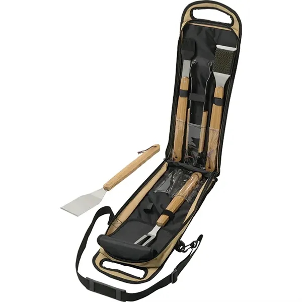5 Piece Bamboo BBQ Set... from ASI 89320 Starline USA Inc