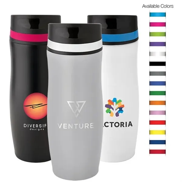 14 oz Persona® Wave Trail Vacuum Tumbler... from ASI 89320 Starline USA Inc
