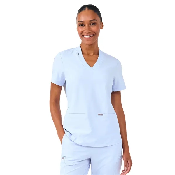 Landau Forward Women's 3-Pocket V-Neck Top... from ASI 86018 Scrub Authority