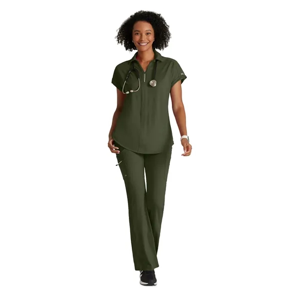 Barco One - Women's 2 Pocket Zip Neck Dolman Scrub Top... from ASI 86018 Scrub Authority / Uniform Stores