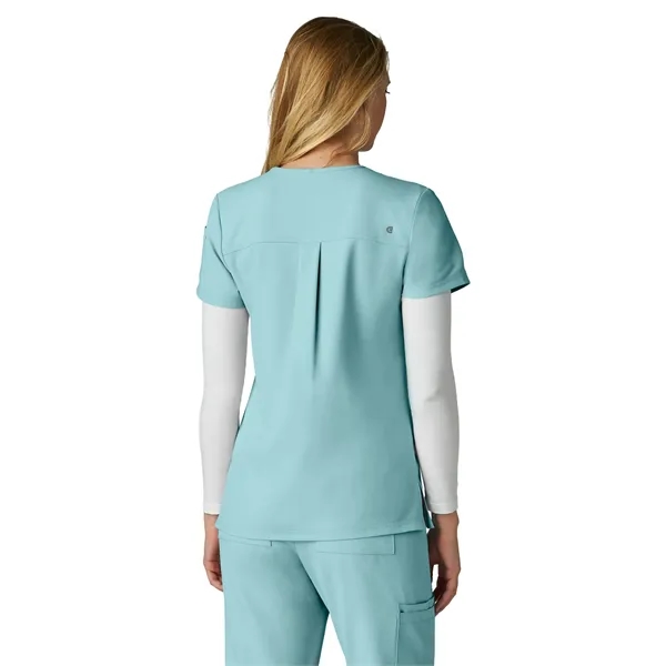 koi - Cureology - Women's 3-Pocket V-Neck Cardi Scrub Top... from ASI 86018 Scrub Authority
