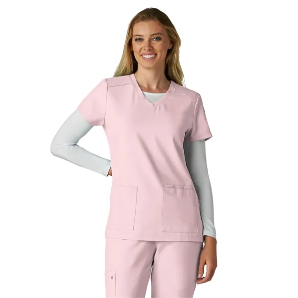 koi - Cureology - Women's 3-Pocket V-Neck Cardi Scrub Top... from ASI 86018 Scrub Authority