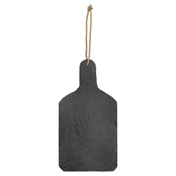 7" x 13 1/2" x 1/4" paddle-shaped slate cutting board with... from ASI 74601 Calico