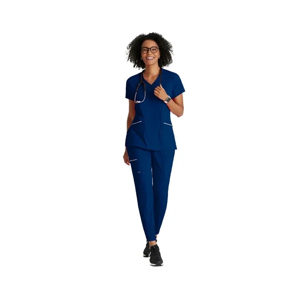 Barco One - Women's 2 Pocket V-Neck Scrub Top... from ASI 86018 Scrub Authority / Uniform Stores