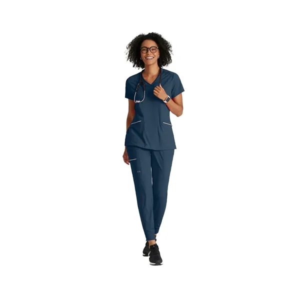 Barco One - Women's 2 Pocket V-Neck Scrub Top... from ASI 86018 Scrub Authority / Uniform Stores