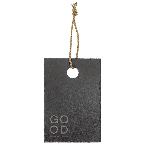 9" x 6" x 1/4" slate cutting board with 1/4" hanging... from ASI 74601 Calico