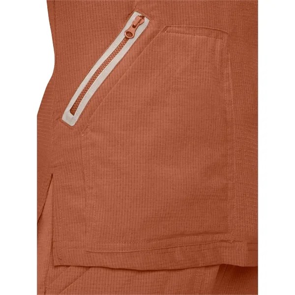 koi - Solis - Women's Ribbed V-Neck 4-Pocket Sari Scrub Top... from ASI 86018 Scrub Authority / Uniform Stores