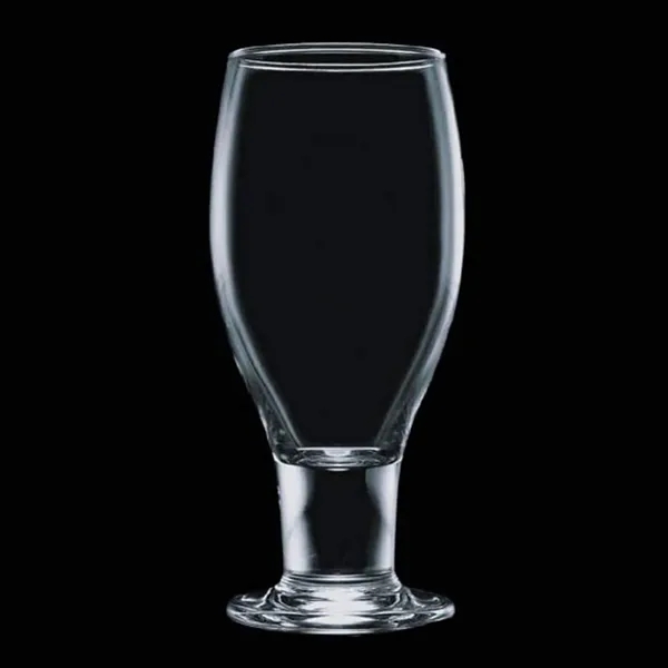 Thick heavy base complements the tall modern elegance of this Pilsner... from ASI 84592 St Regis Group