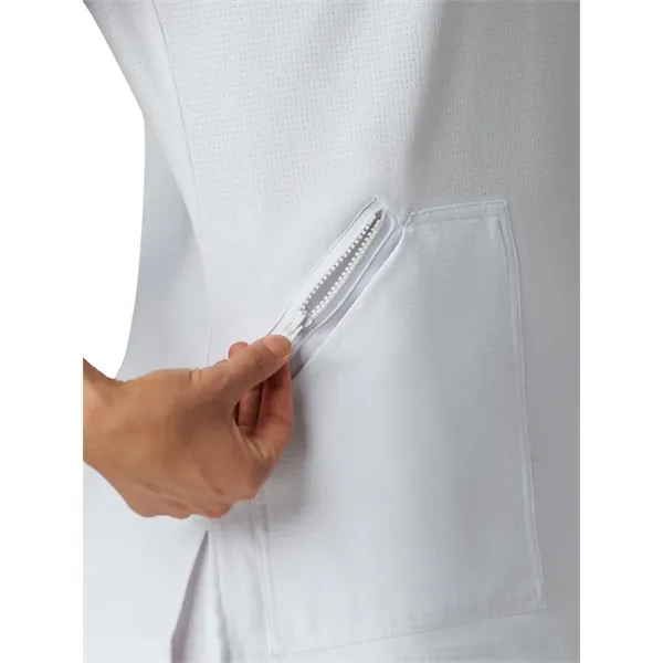 koi - Solis - Women's Ribbed V-Neck 4-Pocket Sari Scrub Top... from ASI 86018 Scrub Authority / Uniform Stores