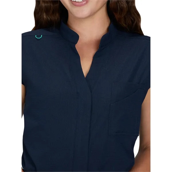 koi - Solis - Women's Zipper Front 9-Pocket Boot Cut Anja...... from ASI 86018 Scrub Authority / Uniform Stores