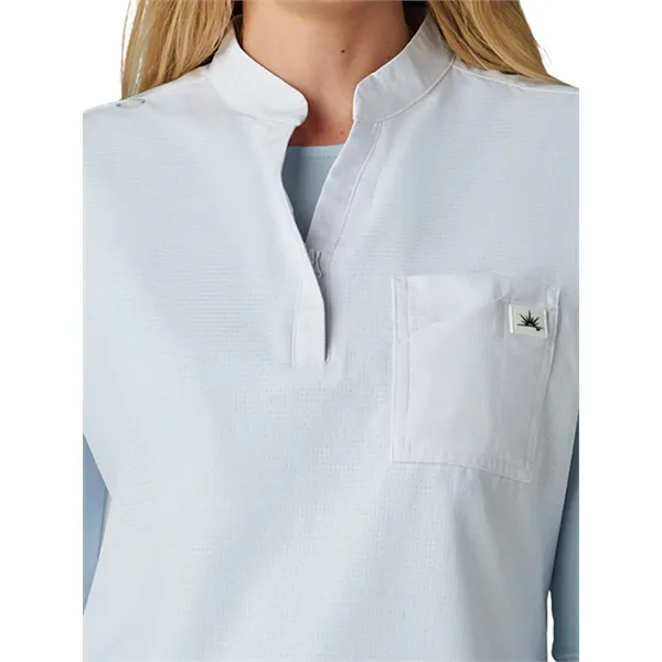 koi - Solis - Women's Zipper Neck Combo Chest Pocket Catr...... from ASI 86018 Scrub Authority / Uniform Stores
