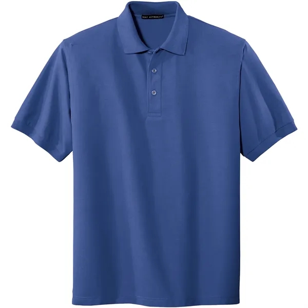 PORT AUTHORITY® SILK TOUCH™ POLO WITH EMBLEM... from ASI 30208 A P Specialties / AP Specialties