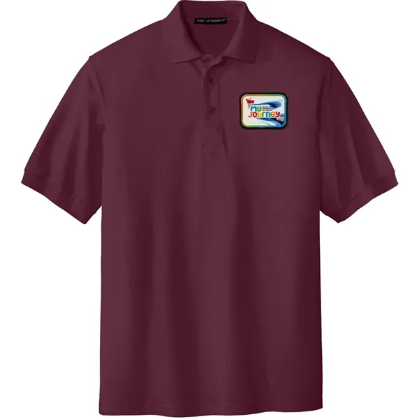 PORT AUTHORITY® SILK TOUCH™ POLO WITH EMBLEM... from ASI 30208 A P Specialties / AP Specialties