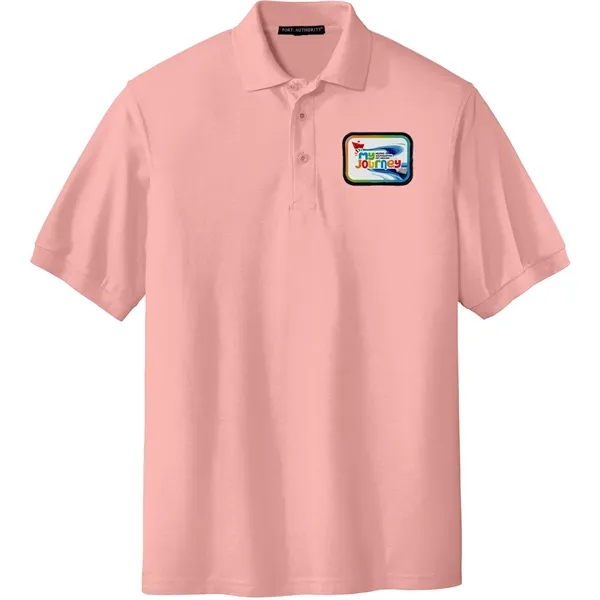 PORT AUTHORITY® SILK TOUCH™ POLO WITH EMBLEM... from ASI 30208 A P Specialties / AP Specialties