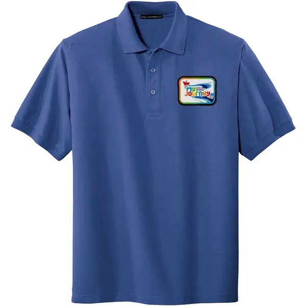 PORT AUTHORITY® SILK TOUCH™ POLO WITH EMBLEM... from ASI 30208 A P Specialties / AP Specialties