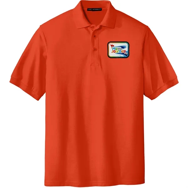 PORT AUTHORITY® SILK TOUCH™ POLO WITH EMBLEM... from ASI 30208 A P Specialties / AP Specialties