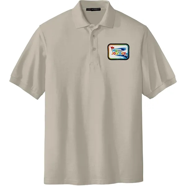 PORT AUTHORITY® SILK TOUCH™ POLO WITH EMBLEM... from ASI 30208 A P Specialties / AP Specialties