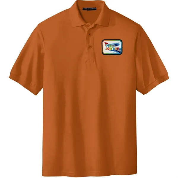 PORT AUTHORITY® SILK TOUCH™ POLO WITH EMBLEM... from ASI 30208 A P Specialties / AP Specialties