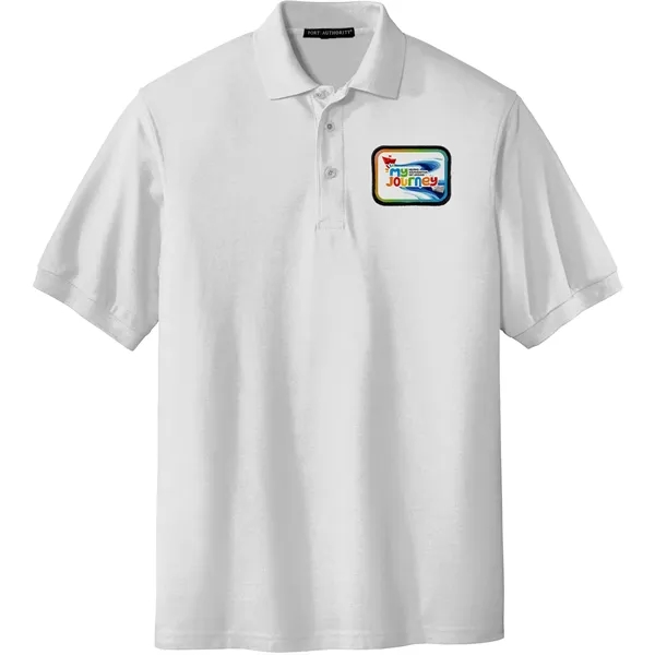 PORT AUTHORITY® SILK TOUCH™ POLO WITH EMBLEM... from ASI 30208 A P Specialties / AP Specialties