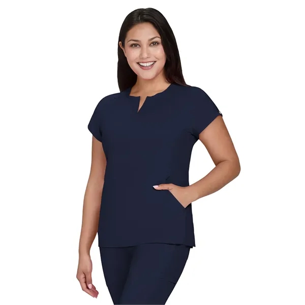 Lite - Women's Two-Pocket Split-V-Neck Scrub Top... from ASI 86018 Scrub Authority / Uniform Stores
