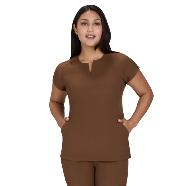 Lite - Women's Two-Pocket Split-V-Neck Scrub Top... from ASI 86018 Scrub Authority / Uniform Stores