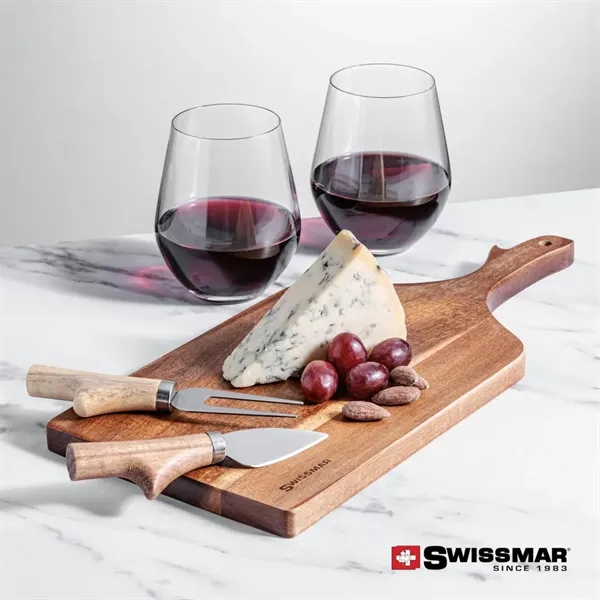 The Swissmar Paddle Board & 2 Stemless Wine is crafted from... from ASI 84592 St Regis Group