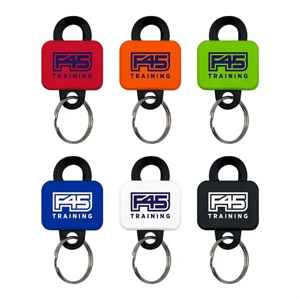 Keychain and badge clip with locking design.... from ASI 88060 Snugz/USA Inc