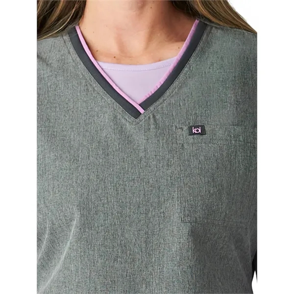 koi- Basics - Women's One-Pocket V-Neck McKenna Scrub Top... from ASI 86018 Scrub Authority