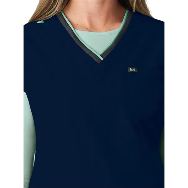 koi- Basics - Women's One-Pocket V-Neck McKenna Scrub Top... from ASI 86018 Scrub Authority