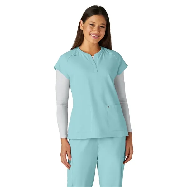 koi - Cureology - Women's Two-Pocket Split Neckline Reese...... from ASI 86018 Scrub Authority