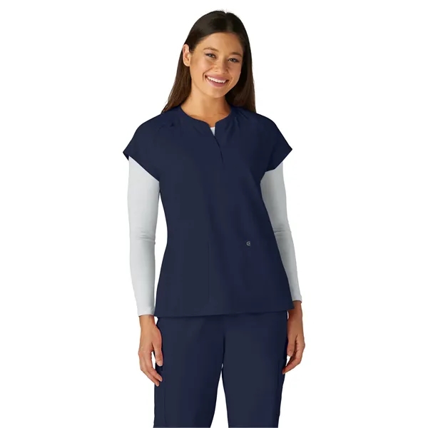 koi - Cureology - Women's Two-Pocket Split Neckline Reese...... from ASI 86018 Scrub Authority