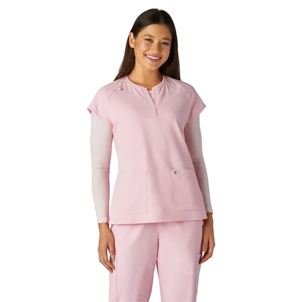 koi - Cureology - Women's Two-Pocket Split Neckline Reese...... from ASI 86018 Scrub Authority