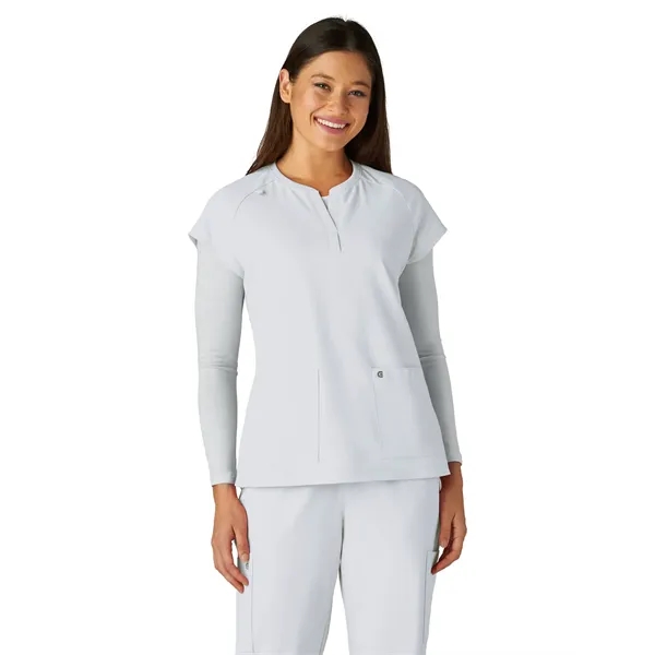koi - Cureology - Women's Two-Pocket Split Neckline Reese...... from ASI 86018 Scrub Authority