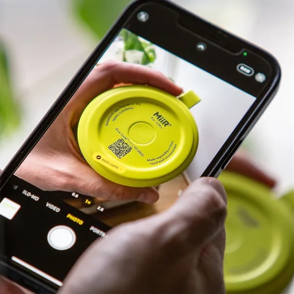 Coffee canister with innovative accordion-style seal kicks out oxygen and locks... from ASI 56070 Gemline / Gemline®