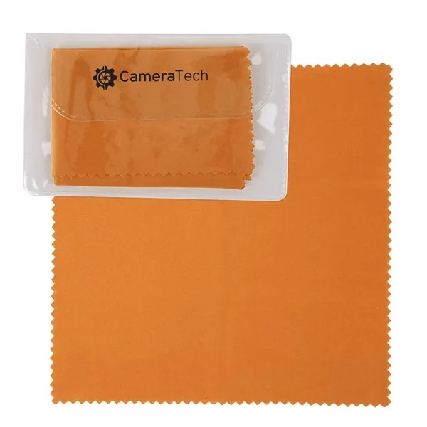 6" x 6" cleaning cloth with case.... from ASI 63549 Jornik Manufacturing Corp