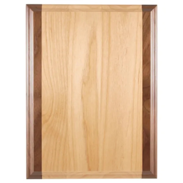 9" x 12" x 3/4" genuine Red Alder and walnut plaque... from ASI 74601 Calico